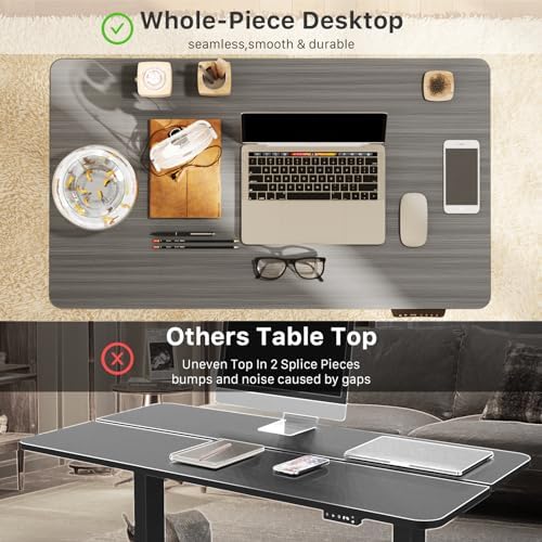 JOY worker Electric Small Standing Desk, 35" Whole Piece Height Adjustable