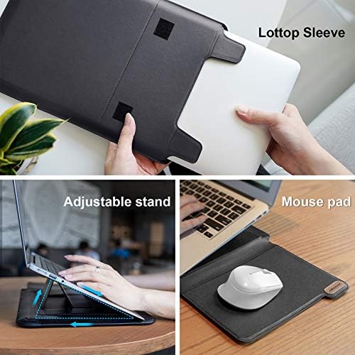Nillkin 15.6 inch Laptop Sleeve with Stand (3-in-1), 2 Stand Modes, Black