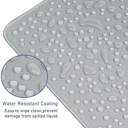 Large Gaming Mouse Pad with Stitched Edges, Non-Slip Natural Rubber Base