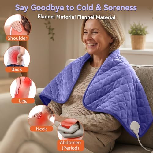 Focbeo King Size Heating Pad for Back 32"x24" Extra Large Heat Pad