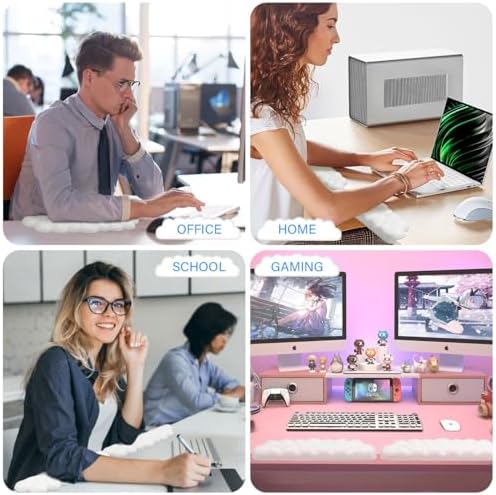 JIKIOU L-Shaped Desk Elbow Pad for Desk,Memory Foam Elbow Support Pad 2Pack