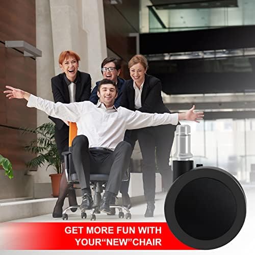 Herman Miller 60mm(2.36") Aeron Chair Caster Wheel Replacement(Set of 5,Black), Heavy Duty, Universal Size, Fit Most Brand Office Chair