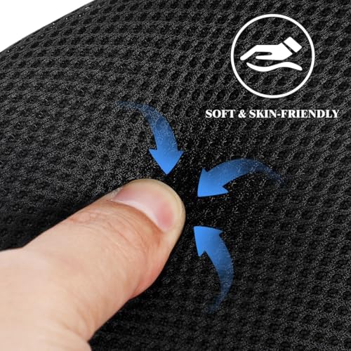 Tofficu Adjustable Computer Chair Head Cushion Office Chair Headrest Attachment Breathable Mesh Neck Protection Headrest Detachable Retrofit for Office Desk Chairs 11.02X8.66X3.93 in