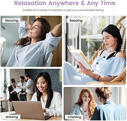 Microwave Heating Pad 8 * 12" Microwave Bean Bag Heating Pad for Neck and Shoulders, Moist Heat Pack Pillow Warm Compress for Knee, Muscles, Joints, Abdomen - Light Purple