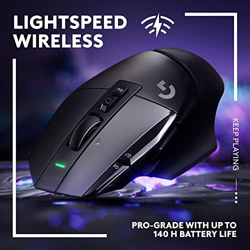 Logitech G502 X Lightspeed Wireless Gaming Mouse + G733 Lightspeed Wireless Gaming Headset - Black