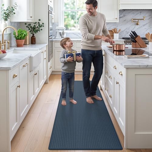 DEXI Kitchen Floor Mats Cushioned Anti Fatigue, 23x86 Non Slip Runner Rug
