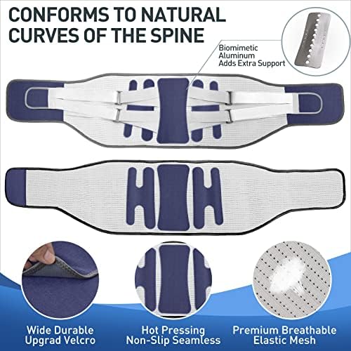 Back Brace for Lower Back Pain, Lumbar Support Belt for Men/Women
