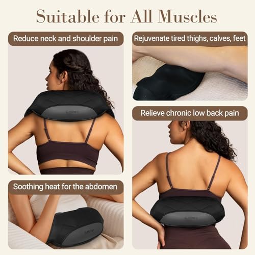 CuPiLo Cordless Neck Massager for Pain Relief Deep Tissue, FSA Eligible