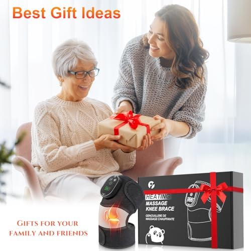 Heated Knee Massager, FSA Eligible 3-in-1 Elbow Shoulder Knee Heating Pad
