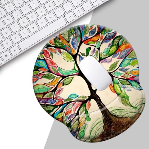 Ergonomic Mouse Pad with Wrist Support,Gaming Mousepad with with Non-Slip