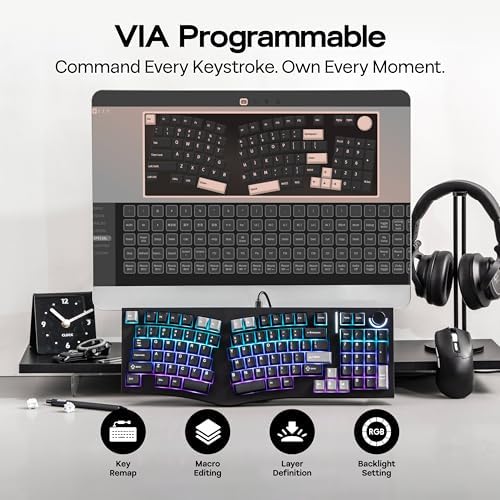 MechLands Feker Alice98 Ergonomic 98 Keys Custom Mechanical Keyboard