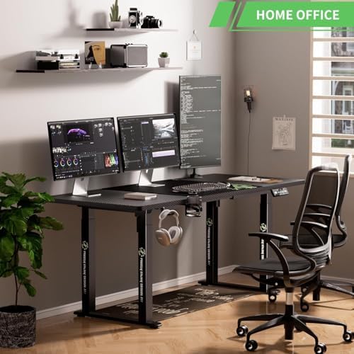 X-Win 71" Electric Standing Desk, 4-Leg Height Adjustable Gaming Desk