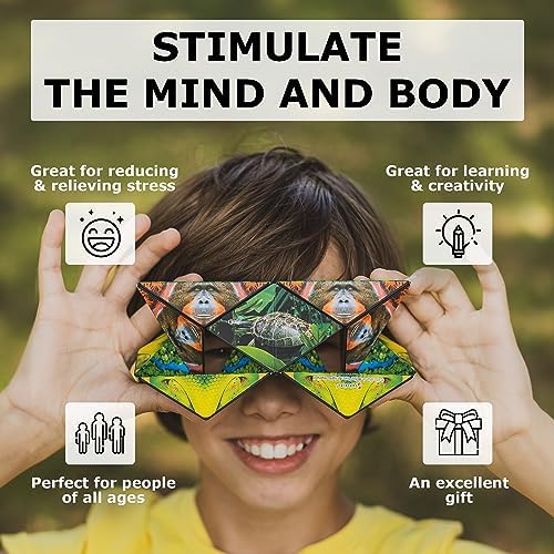 Shashibo DODECA Magnetic Puzzle Cube, Stress Relief Fidget Toy
