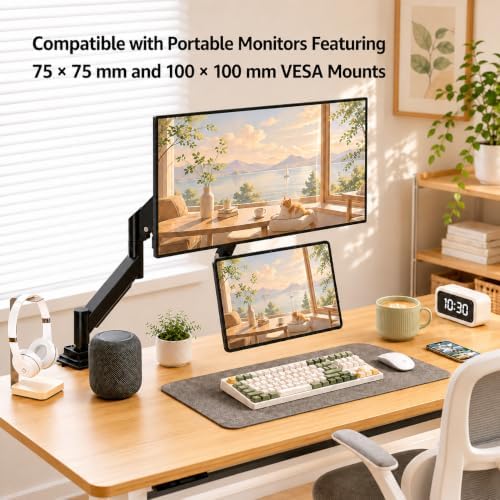 Universal VESA Mount Adapter,Portable Monitor Mount,Tablet VESA Mount