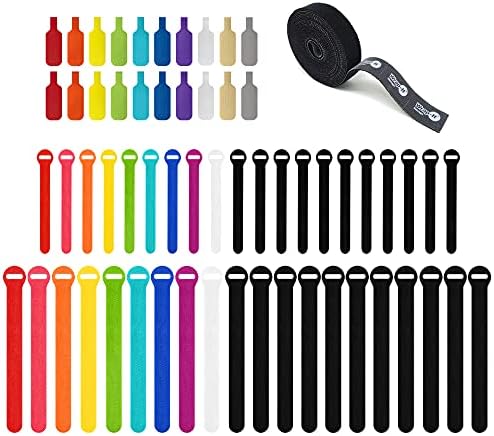 Wrap-It Storage Cable Management Value Pack - 61 Piece