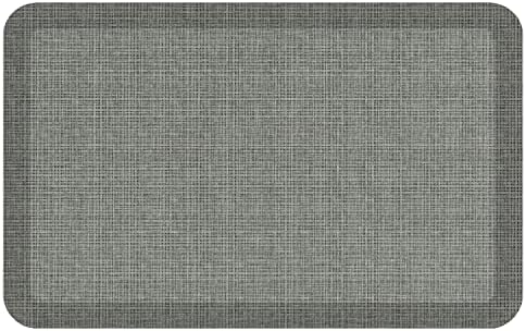 NewLife by GelPro Decorative Foam Floor Mat, 20" x 32", Tweed Grey Goose