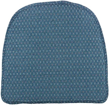Klear Vu Raindrop The Gripper Non Slip Chair Cushions, Soft & Comfortable Seat Pad, Sitting Pillow for Kitchen, Dining or Office, 4 Count (Pack of 1), Wedge
