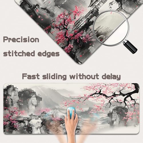 Gaming Mouse Pad, Large Mouse Pads for Desk, Mousepad Desk Matt for Desktop