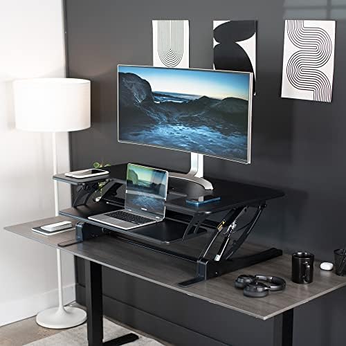 VIVO Black 42 in Standing Desk Converter, DESK-V000VL