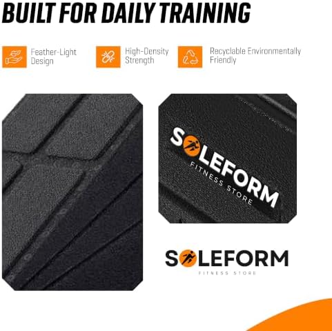 Heel Elevated Squat Wedge Block, 5 Adjustable Angles Weight Lifting Slant Board for Calf Stretching, Adjustable Lightweight Support for Mobility, Weight Lifting, Yoga and Home Gym Exercise