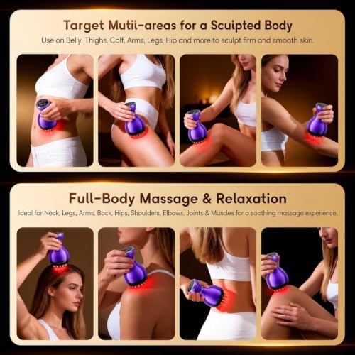 Lymphatic Drainage Massager 4-in-1 Anti-Cellulite Massage Tools