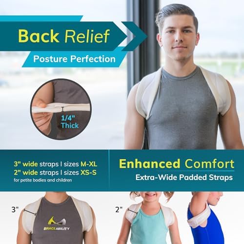 BraceAbility Pediatric Clavicle Fracture Figure-8 Brace for Broken Collarbone in Small Children (XS)
