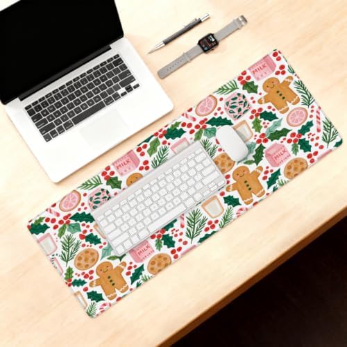 Christmas Large Mouse Pad Non-Slip Rubber Long Gaming Desk Mat