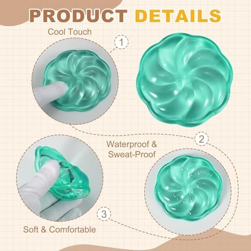 PATIKIL Gel Wrist Rest, Wrist Support for Mouse Spiral Shape Ergonomic Mouse Pad Soft Silicone Support Comfortable Cushion for Computer Gaming Office Home, Green