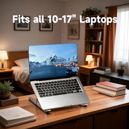 tongyu Laptop Stand Ergonomic Laptop Riser 7 Levels Height Adjustment