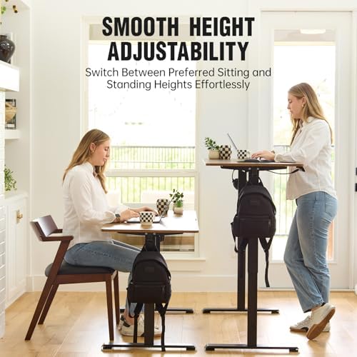 Standing Desk & Anti Fatigue Cushioned Mat, Standing for Work Home Office