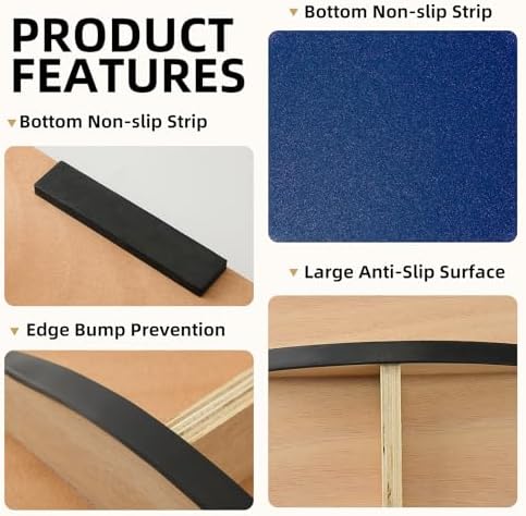Juoe Balance Board Wobble Board,Balance Toys for Physical Therapy