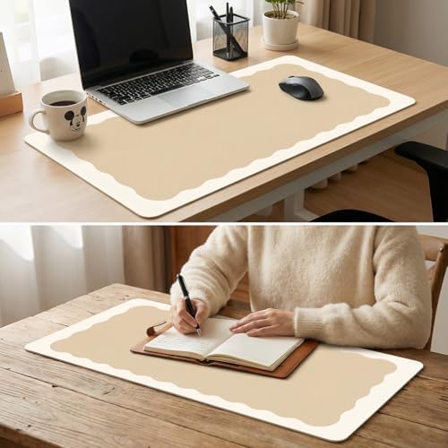 Makeup Mat for Vanity, Extra Long 11.8x31.5in Vanity Mat and Essentials