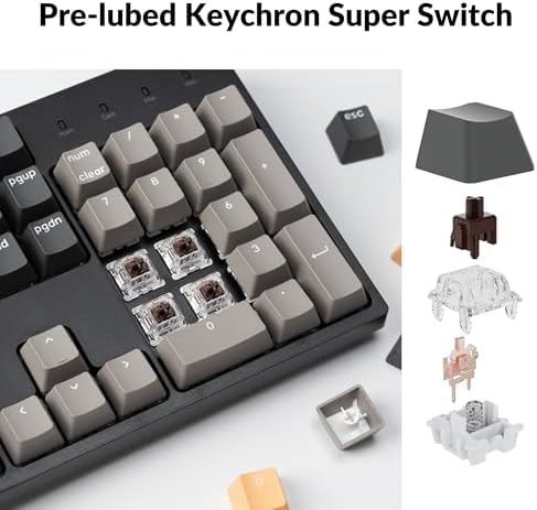 Keychron C2 Pro Wired Custom Mechanical Keyboard Full-Size Layout
