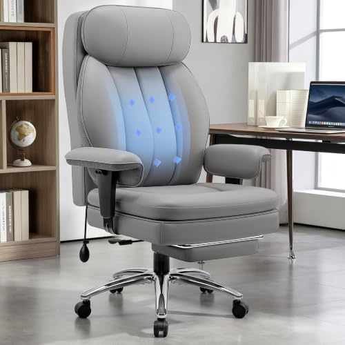 Ergonomic Office Chair with Lumbar Support, Big and Tall Comfy Desk Chair