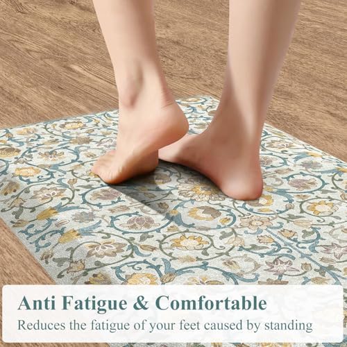 KIMODE Anti Fatigue Mats for Kitchen Floor Cushioned Comfort Standing Mat