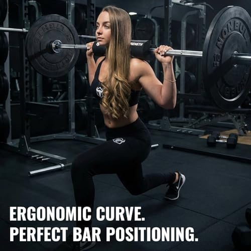 Advanced Squat Pad - Barbell Pad for Hip Thrusts, Squats & Lunges - Neck & Shoulder Squat Bar Pad Cushion Support Foam for Extra Comfort