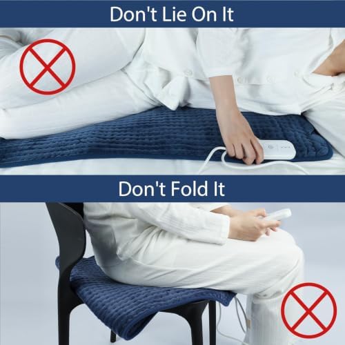 Comfytemp Extra Large Heating Pad for Back & Period, 33"x17" Electric Throw