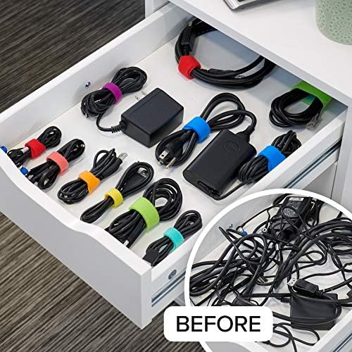 Wrap-It Storage Cable Management Value Pack - 61 Piece