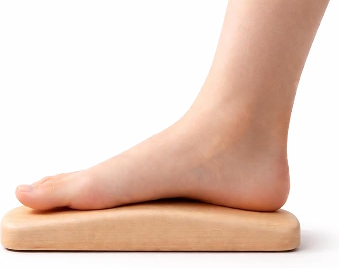 Foot Reset – Solid Maple Wood Foot Rest for Under Desk – Ergonomic Minimalist Foot Support for Daily Comfort and Relaxation