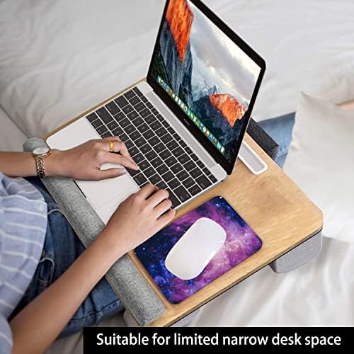 Small Mouse Pad 6 x 8 Inch, Audimi Mini Mouse Pad Thick for Laptop Wireless Mouse Home Office Travel, Portable & Washable (Purple Galaxy)
