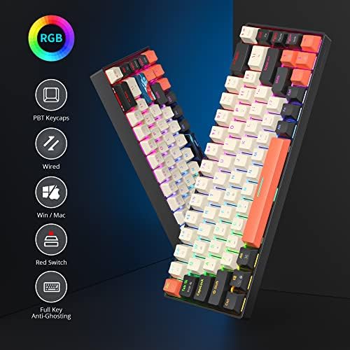 Owpkeenthy 60% Wired Mechanical Keyboard