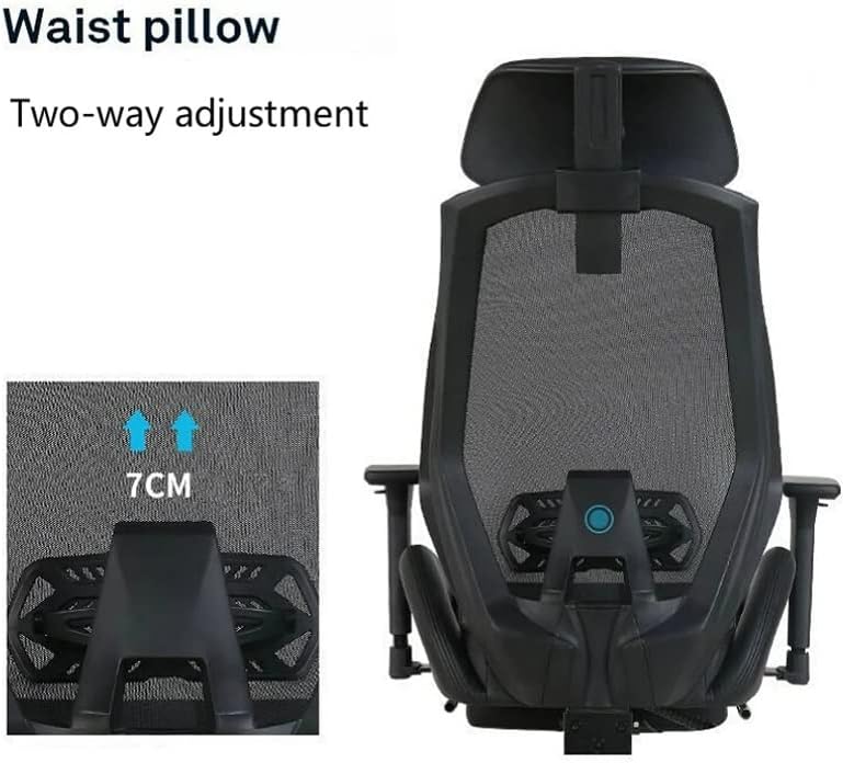 Ergonomic Reclining Office Boss Chair with Footrest Multi-Function Lifted Rotated Computer Protect Waist Gaming