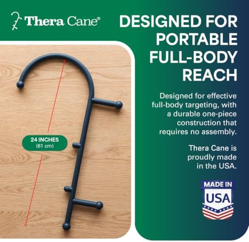 Thera Cane Massager (Blue), Proudly Made in The USA Since 1988
