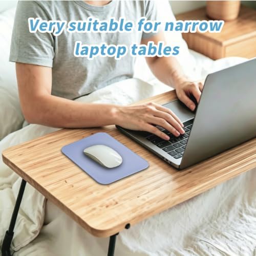 Small Mouse pad, with Edge-Sewn Design, extends Service Life by Twice, occupying the Optimal Size for the Mouse and Wrist Position. (Blue)