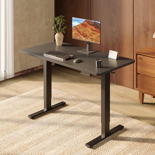 SANODESK One-Piece 48 x 24'' Electric Height Adjustable Standing Desk