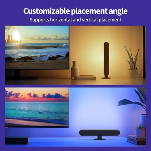 BASON LIGHTING Smart Light Bars, Music Sync Desk Lights for PC, Bluetooth