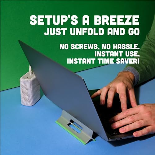 Steepy Portable Laptop Stand for Desk – Adjustable Height & Laptop Holder