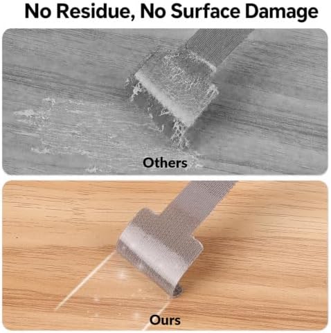100 Pcs Cable Management Under Desk, Cable Ties, Cord Organizer Straps