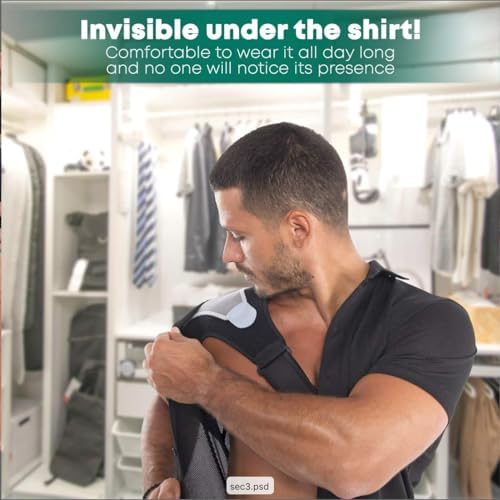 Rotator Cuff Shoulder Brace, Adjustable Arm Sling for Injury Support