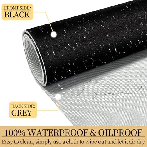 Desk Mat Set,3-in-1 Mouse Pad with Wrist Rest and Keyboard Pad